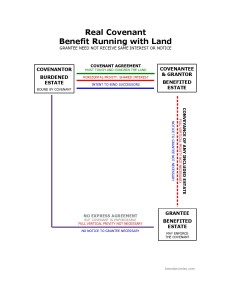 Real Covenant: Benefit Running with Land